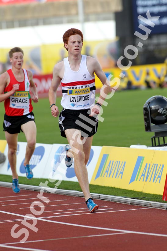 Toby Loveridge, Men's 3000 metres Under-20s, 2011 Aviva London Grand Prix